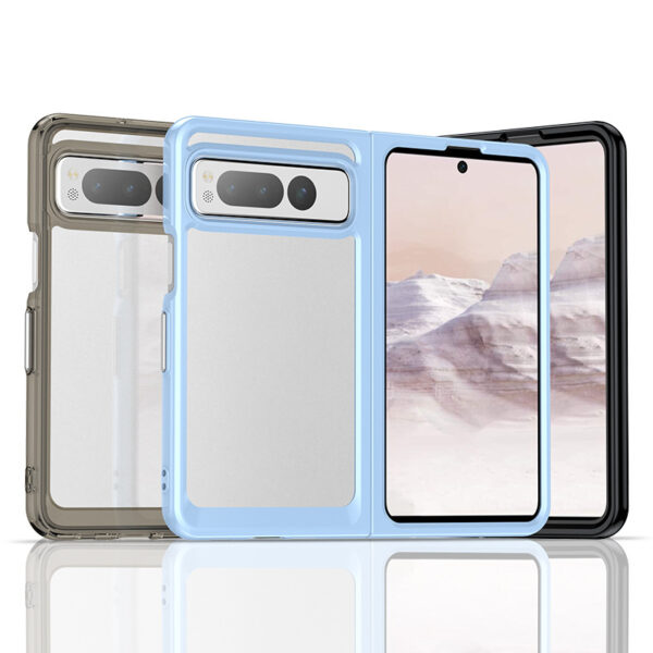 Google Pixel Serie Transparent Handyhülle Pixel Fold TPU Einfach #438 – Bild 2
