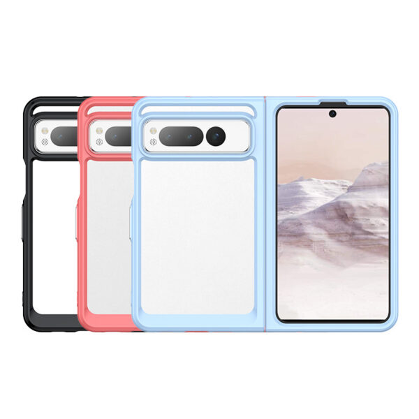 Google Pixel Serie Transparent Handyhülle Pixel Fold TPU Einfach #438 – Bild 5
