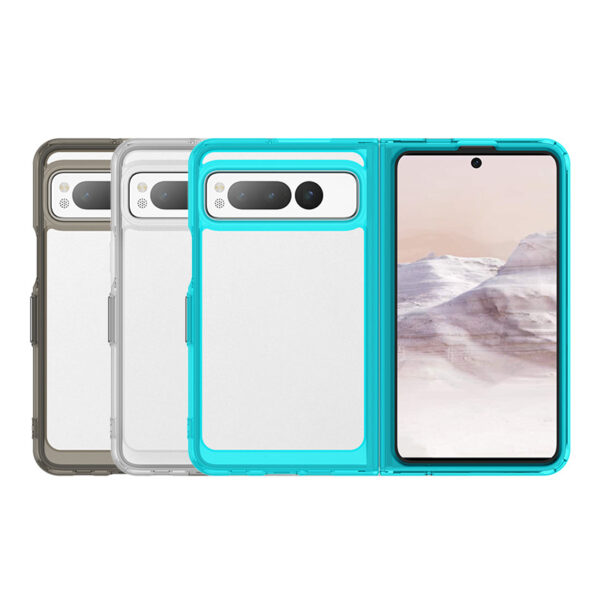 Google Pixel Serie Transparent Handyhülle Pixel Fold TPU Einfach #438 – Bild 6