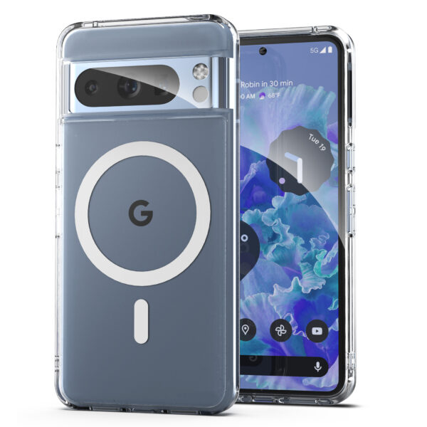 Google Pixel 8 Pro Transparente Magnetische Handyhülle